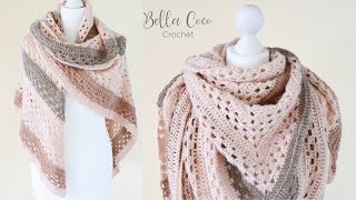 EASY Crochet Shawl  How to crochet a Shawl [upl. by Chelsy]