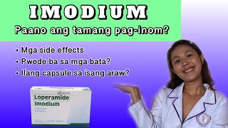 GAMOT SA PAGTATAE AT PANANAKIT NG TYAN  IMODIUM TAGALOG  GAMOT SA DIARRHEA IMODIUM FOR DIARRHEA [upl. by Hacceber]