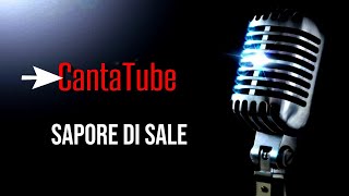 CantaTube  SAPORE DI SALE  karaoke Gino Paoli [upl. by Lucienne]