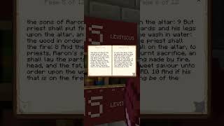 Leviticus 1  the KJV Bible in vanilla Minecraft kjv leviticus bible minecraft [upl. by Yendis337]