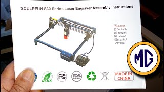 Sculpfun S30 Pro Laser 10W Completa Unboxing [upl. by Bernie683]