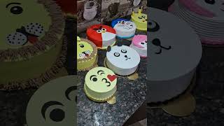 Cake decoration cartoon style hello youtube female welcome to my new short video [upl. by Zaccaria662]