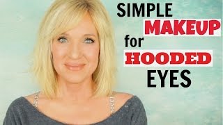 Hooded Droopy Eyes Easy Simple MAKEUP [upl. by Arnaldo972]