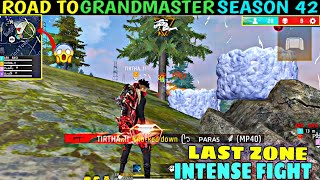 Last Zone Intense Fight In Grandmaster Hard Lobby Grandmaster Gameplay Free Fire India [upl. by Sorac932]