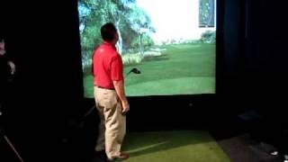 Full Swings Very Cool Pass Thru Screen at the PGA Merchandise Show 2011  by Par2Pro [upl. by Aryad]