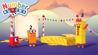 Stampolines  Numberblocks  Full Episode S1 E11  Counting amp Math Cartoon For Kids  Little Zoo [upl. by Hagep111]