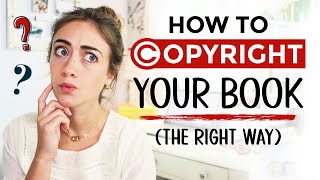 How to Copyright Your Book stepbystep tutorial  Answering YOUR Copyright Questions [upl. by Hamford430]