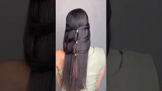 cute easy hairstyles for medium and long hair ✨ hair hairstyles hairhack shorts explore [upl. by Coit]