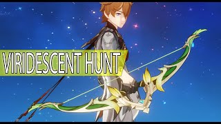 HOW TO GET VIRIDESCENT HUNT BOW Genshin Impact [upl. by Ylrahc]