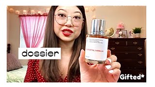 DOSSIER Perfume Review  Floriental Vanilla  Not Sponsored Gifted  Purely Elizabeth [upl. by Hillery]