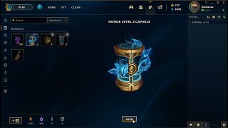 Honor Level 3 Capsule  Whats Inside  League of Legends [upl. by Keynes]