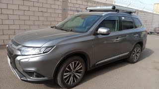 Roof Rack installed and Bracket Conversion for Mitsubishi Outlander 2018 [upl. by Adnahs710]