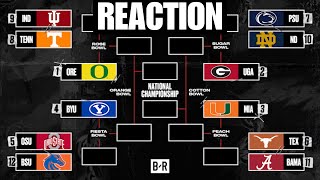 2024 College Football Playoff Rankings REACTION [upl. by Mattie]