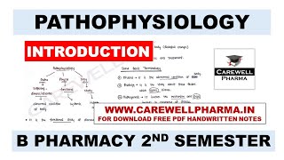 Introduction to Pathophysiology  Pathophysiology B Pharm 2nd Semester  B Pharmacy 2nd semester [upl. by Eilhsa]