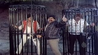 Shankarnag Super Plan To Trap Vajramuni Gang by Devaraj  Blockbuster Kannada Movie Top Scenes [upl. by Patrizius]