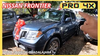 Nissan Frontier pro 4X 2015 y MAS camionetas Pickup auto tianguis Guadalajara [upl. by Amaerd]