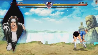 Kyo Kusanagi vs ChunLi  Legendary Fighters Face Off [upl. by Afrikah12]