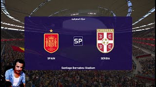 spain vs serbia euro 2024 LIVE STREAM GLITZO SHOW LIVE PES 2021 PATCH 2025 [upl. by Halbert]