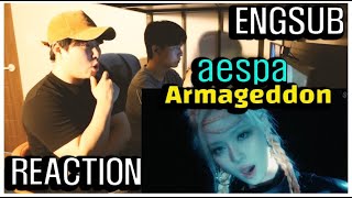 aespa 에스파 Armageddon MV REACTION [upl. by Nitsreik]