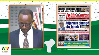 UNES DE LA PRESSE DU 06052024 SUR NATIONALE TV [upl. by Sergeant381]