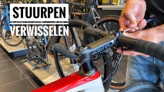 Zo kun je je STUURPEN verwisselen of vervangen op je fiets [upl. by Erreipnaej]