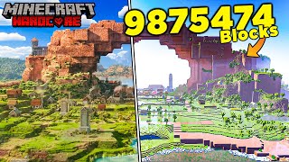 I built the world from the Minecraft Movie In Minecraft Hardcore   Hindi [upl. by Alley809]