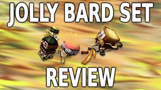 Jolly Bard Set Review  Overpowered Area Damage Melee Pixel Gun 3D [upl. by Amity]