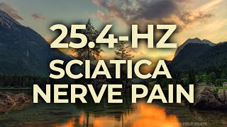 254Hz Binaural Beat Music Therapy for Sciatica Nerve Pain  Healing Relaxing Stress Relief [upl. by Powel]