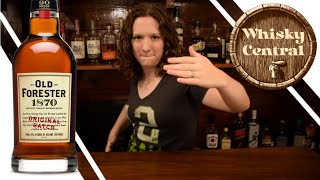 Whiskey Row Series Old Forester 1870 Review [upl. by Atsirc]