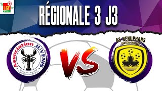 ⚽R3 3e JOURNEE  JUVENIS VS AS NENUPHARS [upl. by Ainala313]