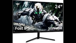 Review KTC 24Inch Monitor  Fast IPS 1080p Borderless Gaming Monitor [upl. by Novyad]