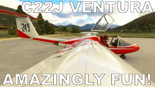 CaproniVizzola C22J Ventura  Mario Noriega Designs  Full Flight Review  MSFS [upl. by Iadahs]