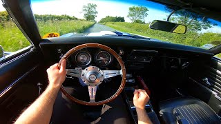 1968 Chevrolet Camaro SS amp RS Pack L88 427 V8 – 4 Speed Manual  POV Test Drive  Big Block Camaro [upl. by Aiyt302]