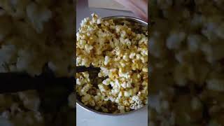 How to Make Microwave Caramel Popcorn Shorts [upl. by Allebram]