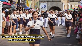 Sta Maria Bulacan Town Fiesta 2020  Grand Marching Band Parade  FULL PARADE  FULL HD [upl. by Eenaej13]