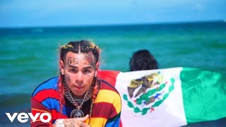 6ix9ine  BEBE Lyric Video EnglishSpanish Lyrics ft Anuel AA Prod Ronny J [upl. by Innob887]