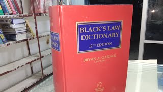 BlacksLawDictionary 12th Ed Rs4000 on advance payment only [upl. by How986]