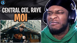 CENTRAL CEE X RAYE  MOI MUSIC VIDEO  RAGTALKTV REACTION [upl. by Vilhelmina]