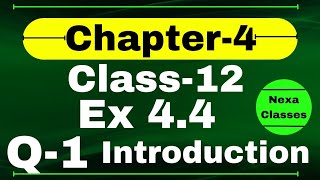 Class 12 Ex 44 Q1 Math  Determinants  Q1 Ex 44 Class 12 Math  Ex 44 Q1 Class 12 Math [upl. by Elvina]