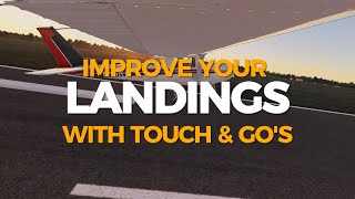 Improve Your Landings with Touch and Gos  MSFS2020 [upl. by Pinto]