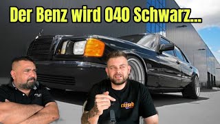 Der Benz wird in 040 Schwarz Lackiert [upl. by Nitsir168]