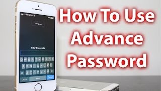 How To Advance Password Protect iPhone iPad and iPod Touch  Secure Passcode [upl. by Afatsuom]