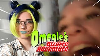 COSPLAY EGIRL on BIZARRE ADVENTURE Omegle trolling  unperfekt [upl. by Ysdnyl]