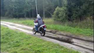 Aprilia Pegaso 650 and Kawasaki KLE 500 Tearing Up The Road [upl. by Weisman37]