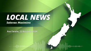 NZ Local News 22 NOV 2024  Radio Samoa [upl. by Anafetse224]