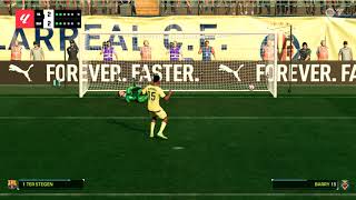 FC 24  Villarreal vs Barcelona  Penalty Shootout  PS5 [upl. by Norean]