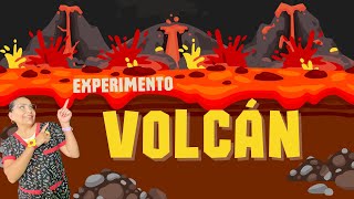 Cómo Hacer un Volcán de Lava  Experimento para Niños Paso a Paso [upl. by Braswell]