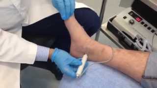 Dr Sami performing an arterial Doppler  Dubai Podiatrist [upl. by Ettenom]