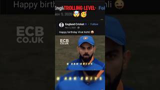 Trolling level by ECB admin 🤪💯👍🤯🥳 officialenglandcricket viratkohli [upl. by Skylar191]