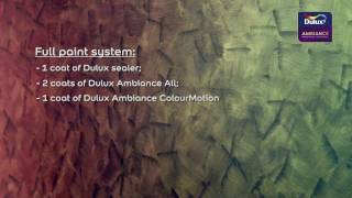 Dulux Ambiance ColourMotion  Demo Video [upl. by Gaulin]